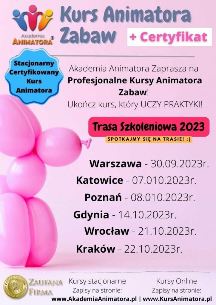 Kurs Animatora Kurs Animatora