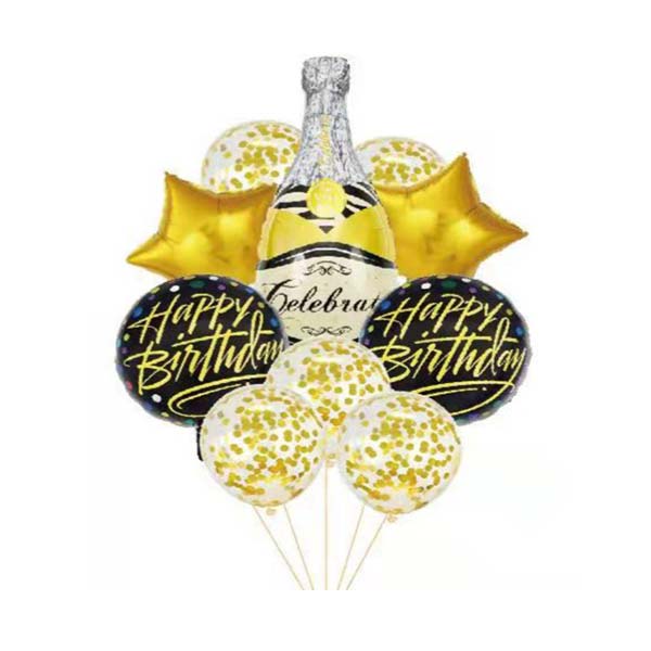 zestaw_balonow_szampan_zloty_HurtowniaAnimatoraPl
